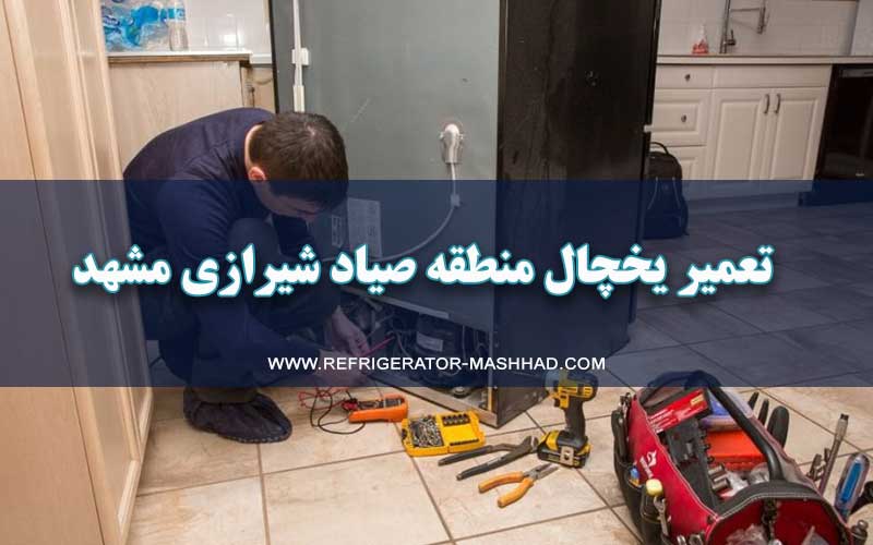 تعمیر یخچال منطقه صیاد شیرازی مشهد